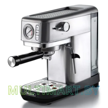 Рожковая помповая кофеварка Ariete Espresso Slim Moderna 1381/10 ( нержавеющая сталь)
